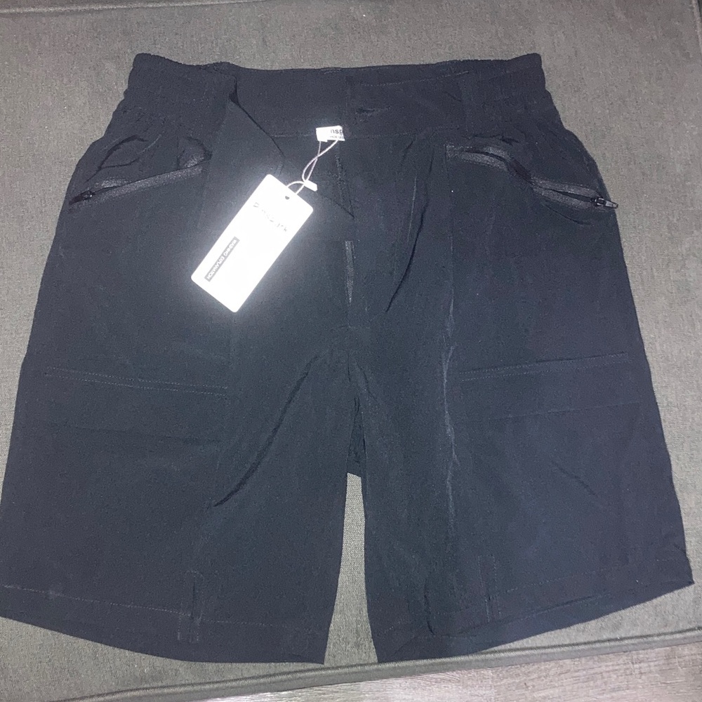 Classic Black Cargo Shorts for Men